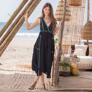 New sundance black lined sundress, Was $158. Sizes petite medium and small